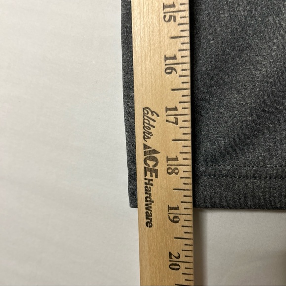 Adidas Pants Womens Medium Gray Activewear Athleisure Elastic Waist Cropped Logo - Picture 9 of 9